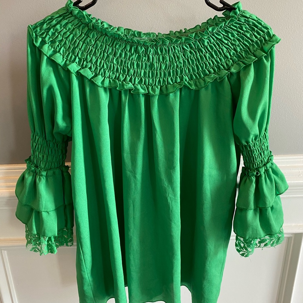 Joyce Green Blouse